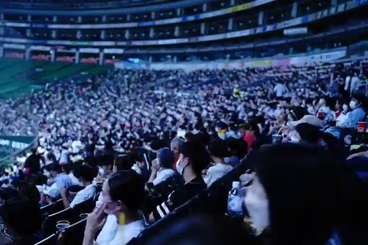 서울월드컵경기장 콘서트 입장 실시간 후기