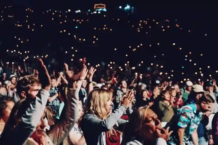 서울월드컵경기장 콘서트 중간 휴식 시간